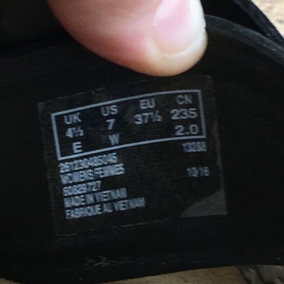 Collection By Clarks Black Leather Kele Heather Slides Womens 7 W Cross Strap - Picture 10 of 12